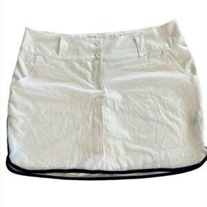 Emerald 18 Performance Tennis Skort - White Size 16